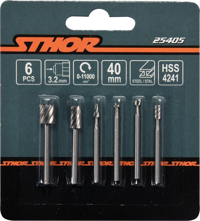 6PCS SET OF ROTARY FILES FOR MINI GRINDE (25405)