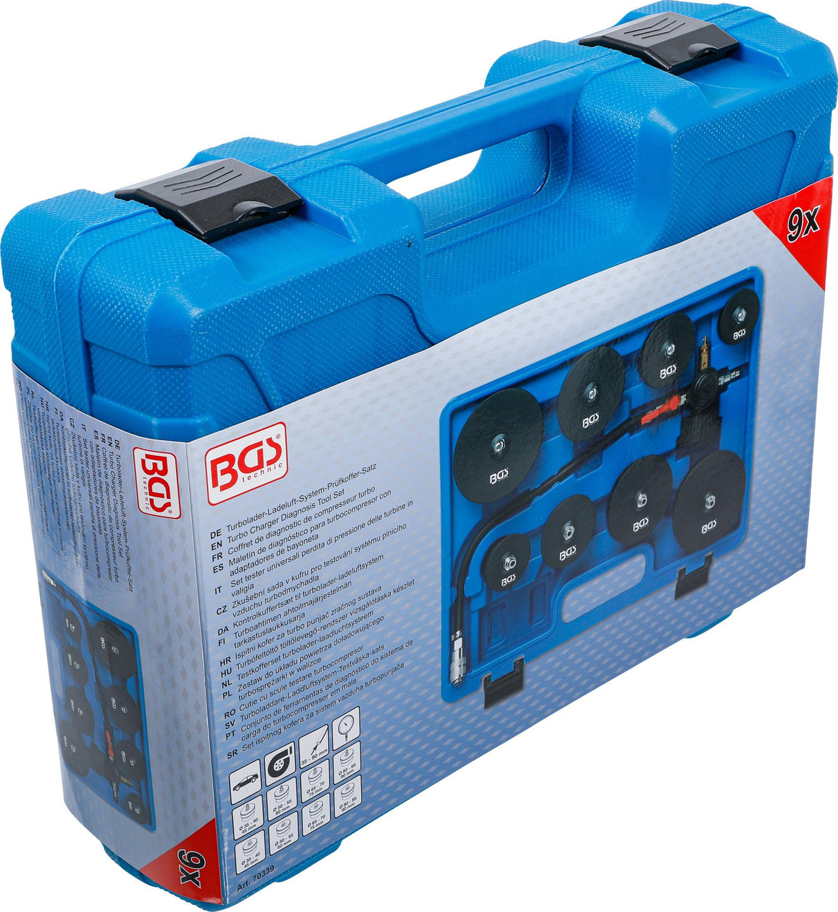 TURBO CHARGER DIAGNOSIS TOOL SET | 9 PCS. (70339)