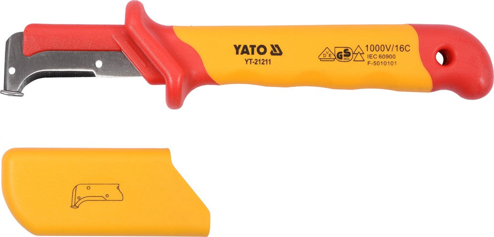 INSULATED DISMANTLING KNIFE 38X155MM VDE (YT-21211)