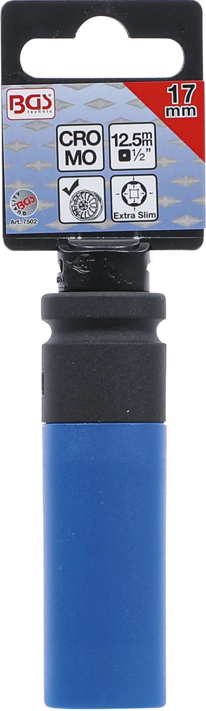 PROTECTIVE IMPACT SOCKET | ULTRA SLIM | 12.5 MM (1/2") DRIVE | 17 MM (7502)