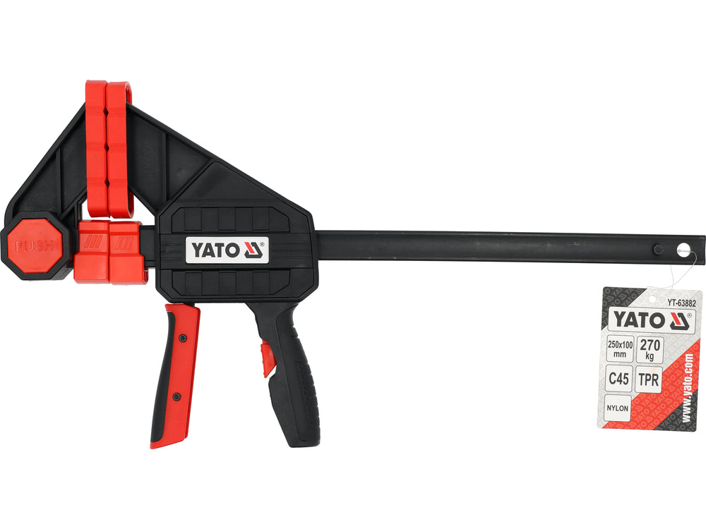 F-TYPE CLAMPS | QUICK-RELEASE | 250 MM / 270 KG (YT-63882)