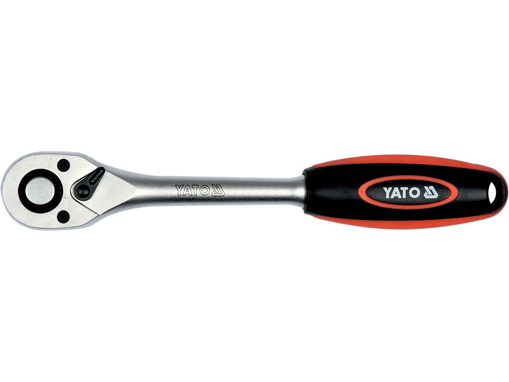 STRAIGHT RATCHET HANDLE 1/4" 90T (YT-03241)