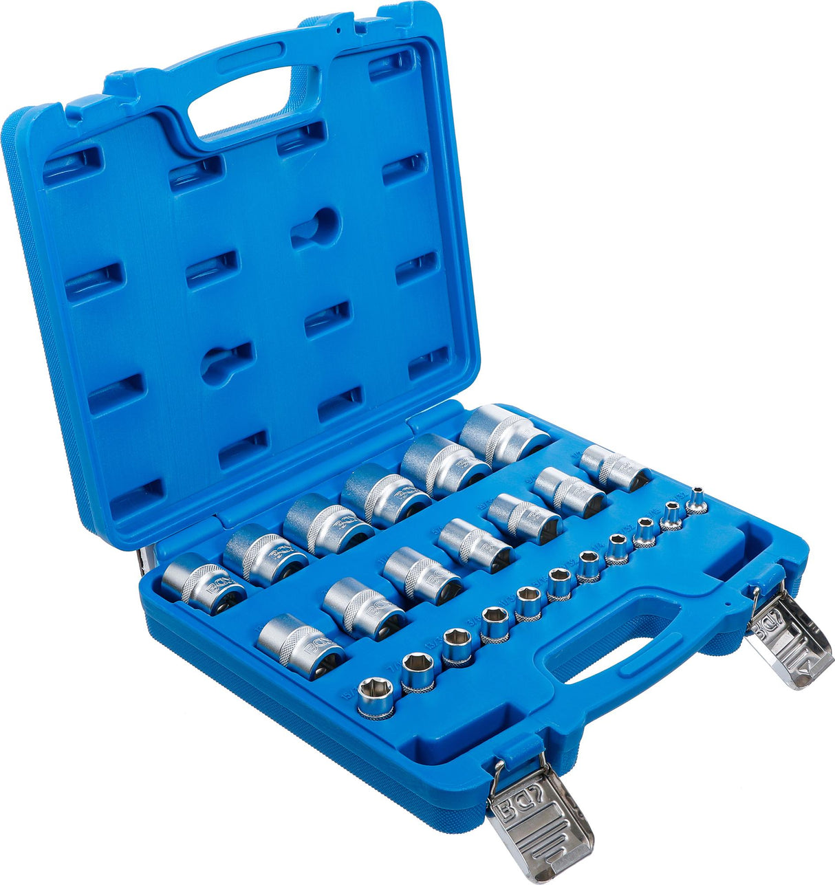 SOCKET SET, HEXAGON | 6.3 MM (1/4") / 12.5 MM (1/2") DRIVE | INCH SIZES | 24 PCS. (2246)