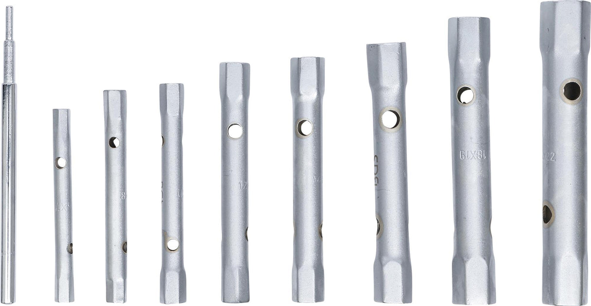 BOX SPANNER SET | 6 X 7 - 20 X 22 MM | 9 PCS. (1218)