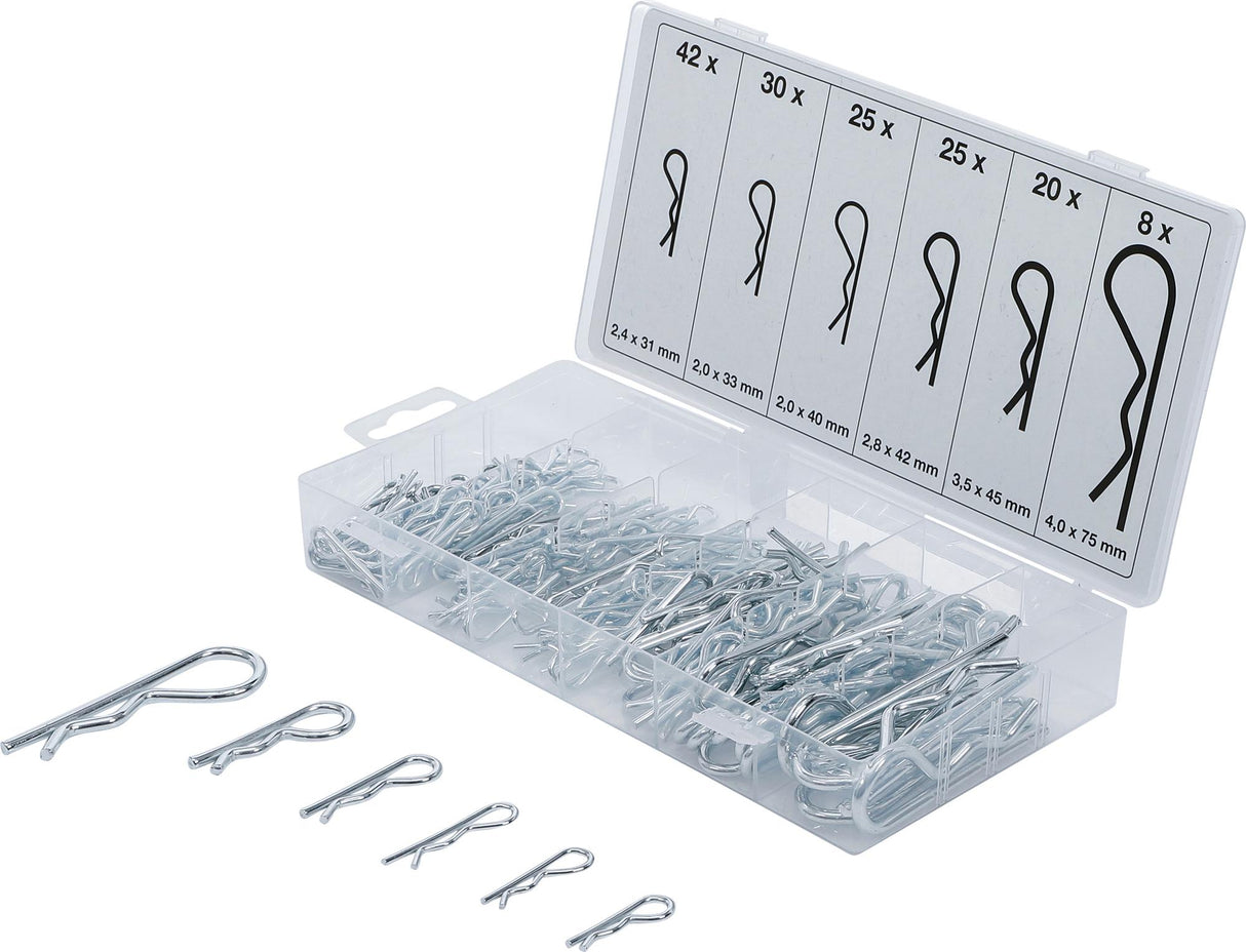 SNAP RING ASSORTMENT | Ø 2.4 - 4.0 MM | 150 PCS. (8043)