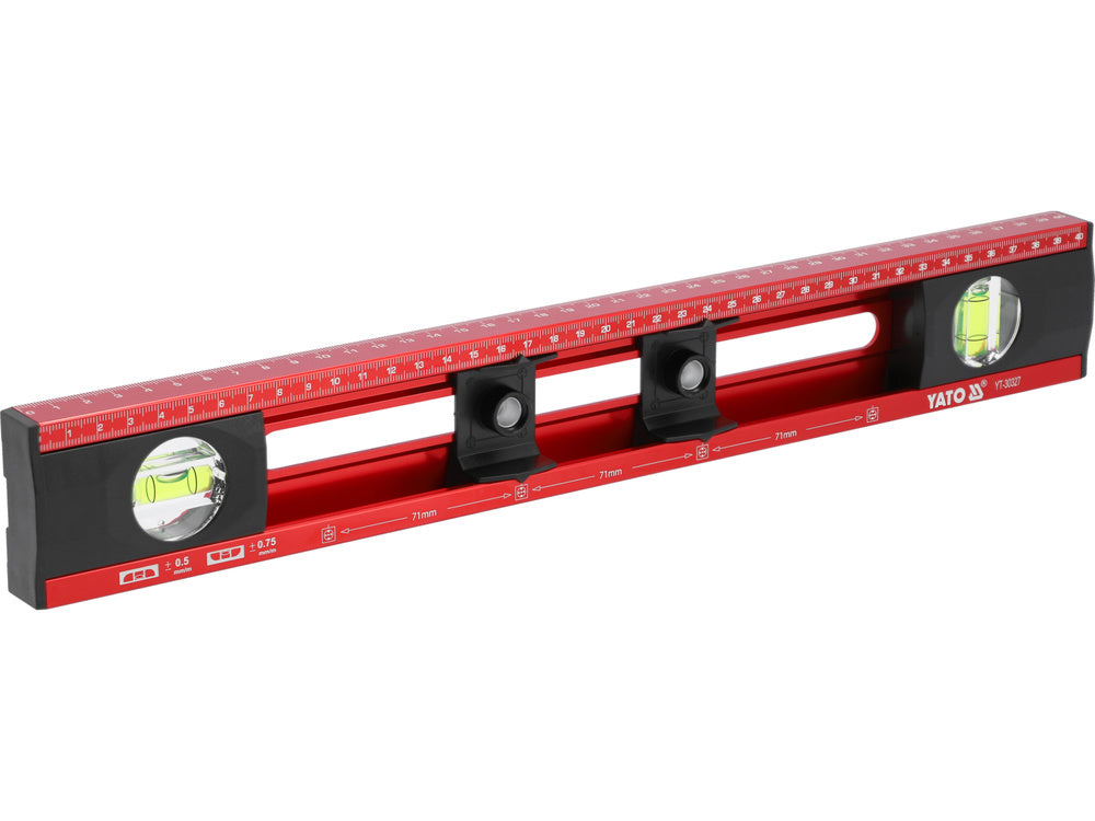 SPIRIT LEVEL 400 MM FOR ELECTRICTIANS (YT-30327)
