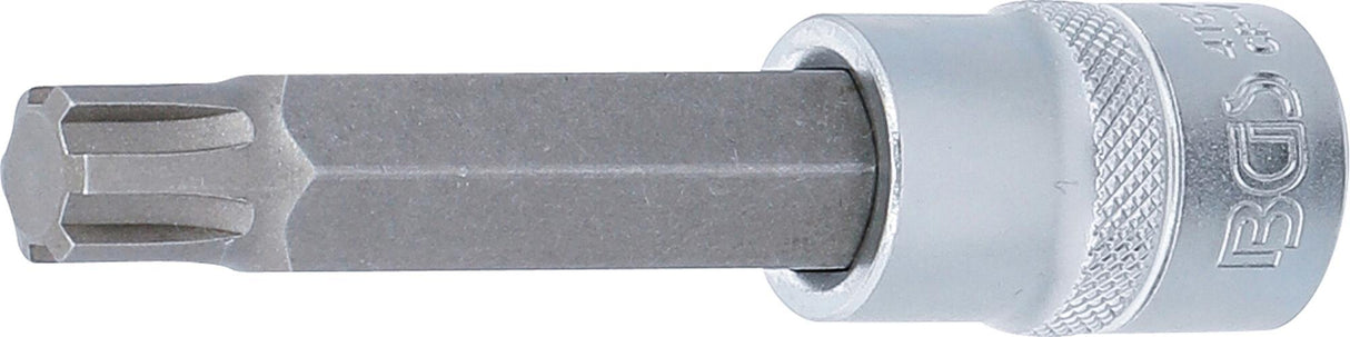 BIT SOCKET | LENGTH 100 MM | 12.5 MM (1/2") DRIVE | SPLINE (FOR RIBE) | M13 (4167)