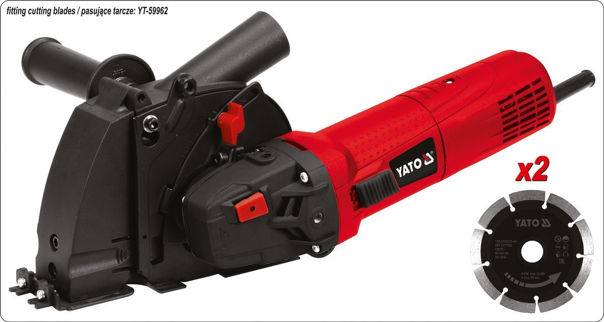 WALL CHASER 1700W 125MM (YT-82015)