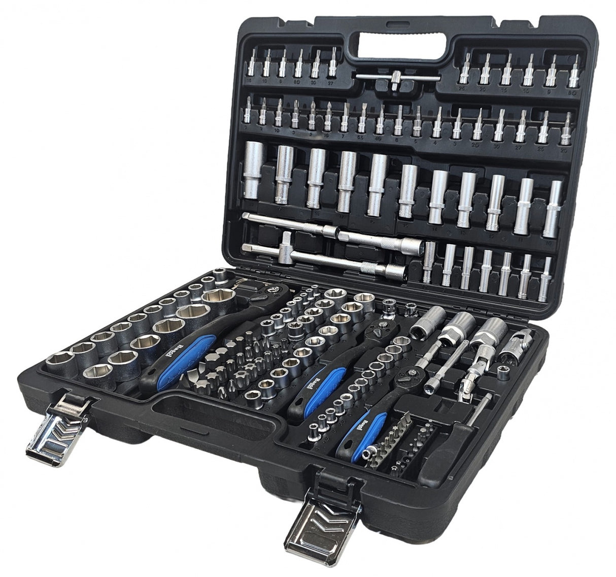TOOL SET | 6.3 MM (1/4") / 10 MM (3/8") / 12.5 MM (1/2") | 173 PCS. (BT500173)