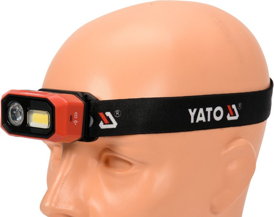 HEADLAMP 480LM RECHARG.,MOTION DETECTOR (YT-08592)