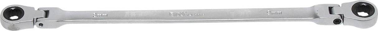 DOUBLE SWIVEL HEAD RATCHET WRENCH | 8 X 9 MM (1541-8X9)