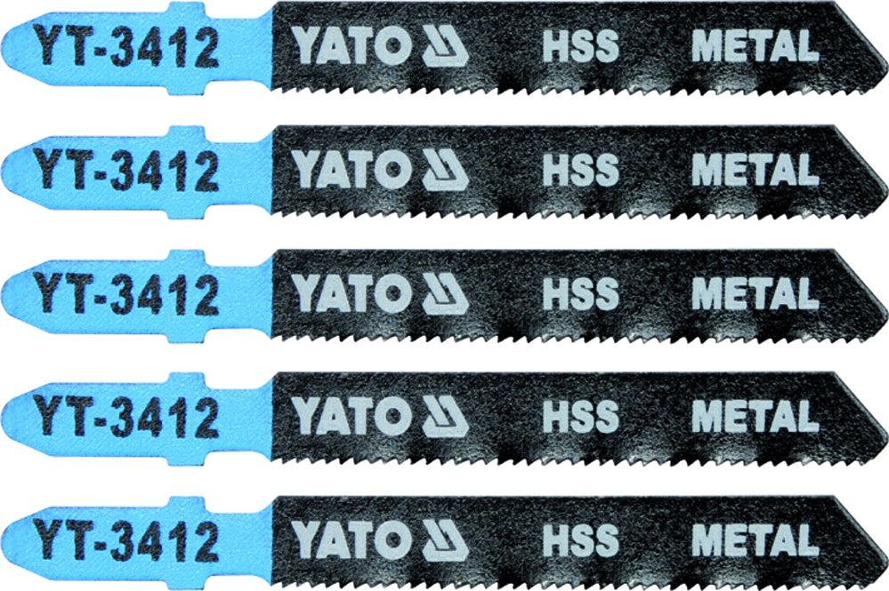 JIG SAW BLADE F. METAL TYPE T 21TPI 5PCS (YT-3412)