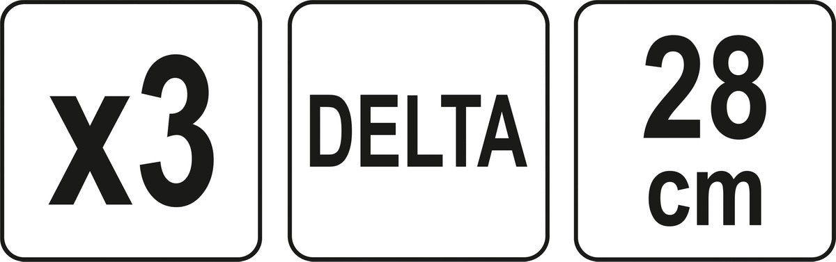 ABRASIVE MESH FOR DELTA 28CM 3PCS P180 (YT-846153)