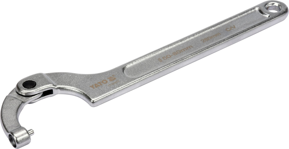 FLEXIBLE HOOK PIN WRENCHES 50-80 MM (YT-01677)
