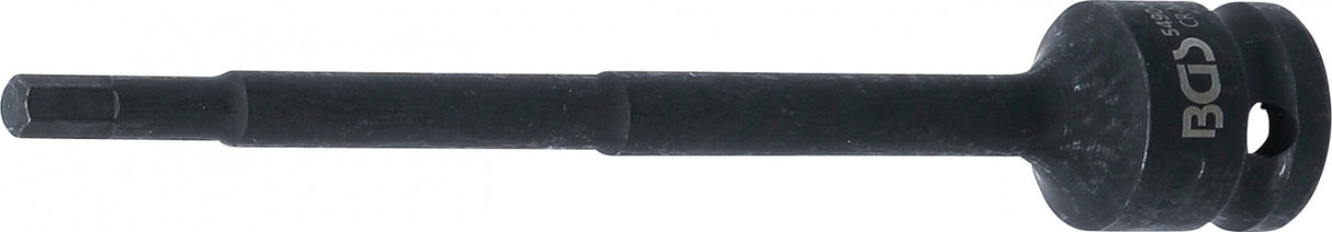 IMPACT BIT SOCKET | LENGTH 150 MM | 12.5 MM (1/2") DRIVE | INTERNAL HEXAGON 6 MM (5490-H6)