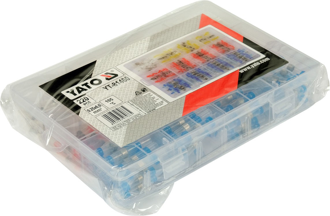 220 PCS HEAT SHRINK SOLD. SET 0.25-6MM2 (YT-81460)