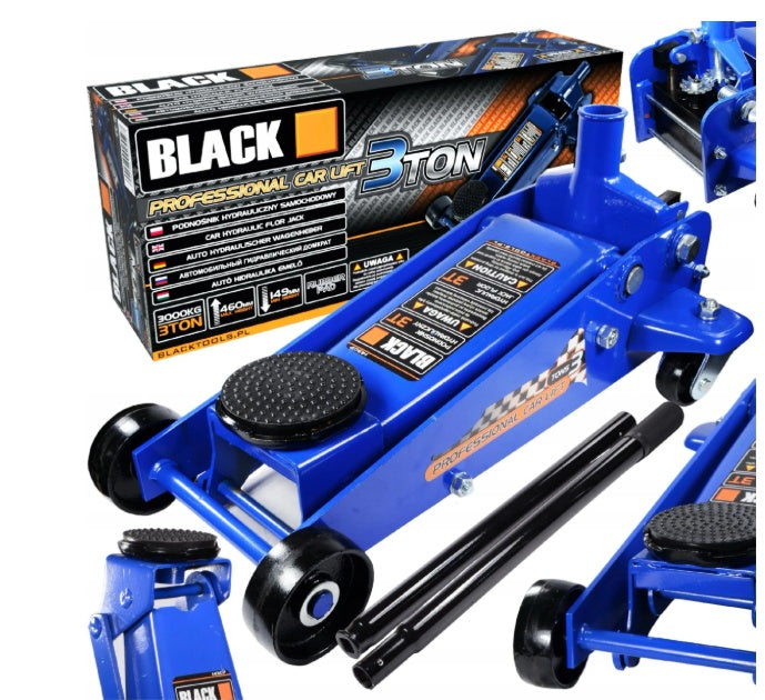 JACK WITH WHEELS | 130- 490 MM | 32 KG | 3 T (SK3030)
