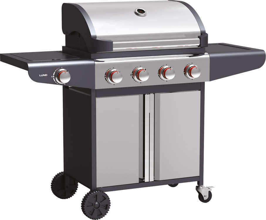 OUTDOOR GRILL | GAS | 4 + 1 | STAINLESS STEEL | 16 KW (99652)