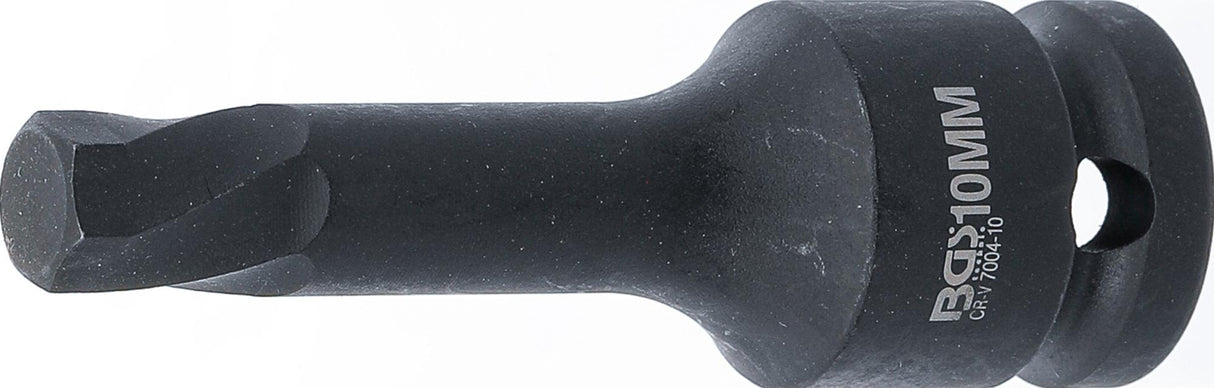 SCREW EXTRACTOR | 12.5 MM (1/2") DRIVE | FOR DAMAGED INTERNAL HEXAGON 10 MM (7004-10)
