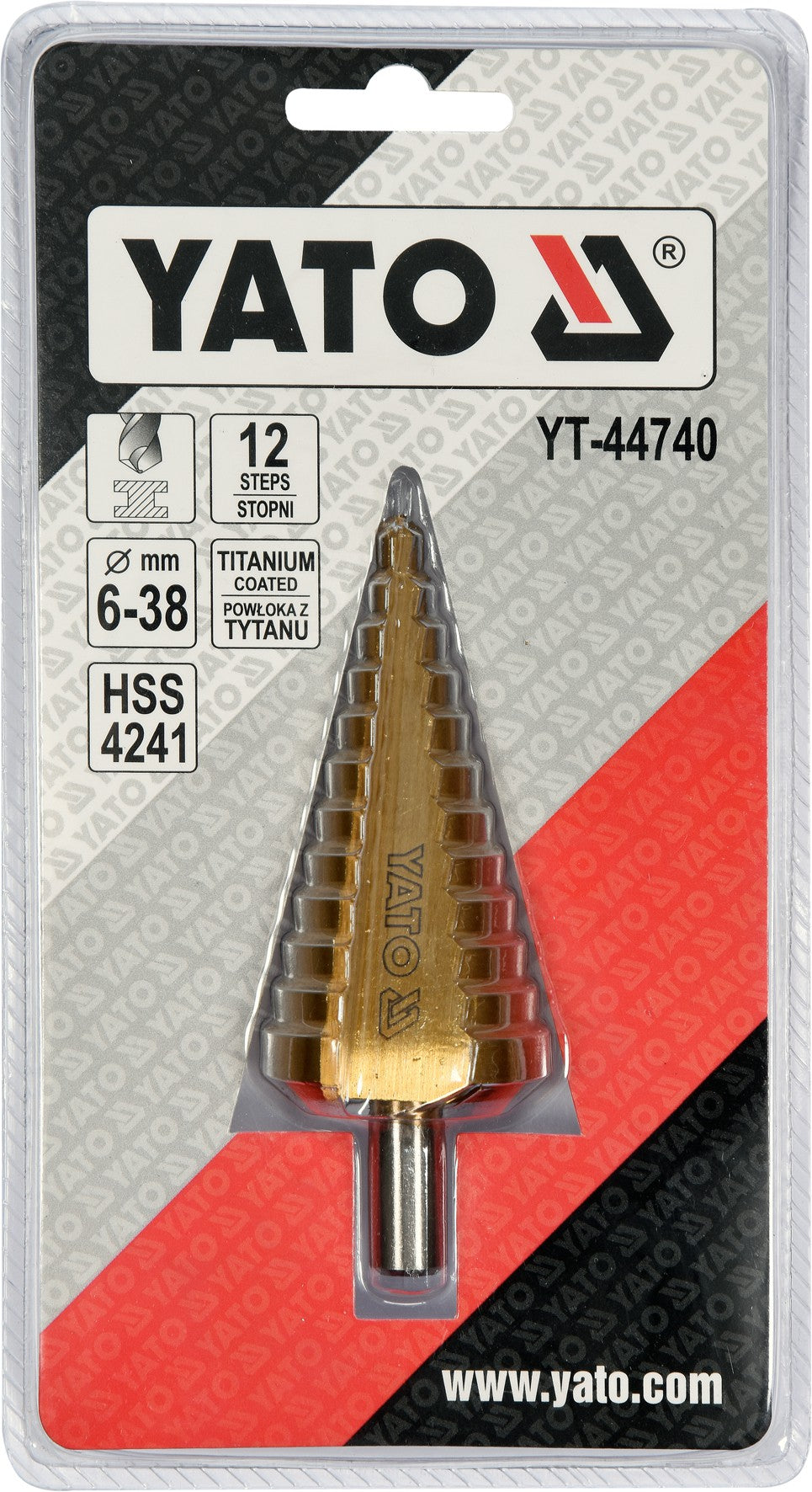 STEP DRILL 6-38MM (YT-44740)