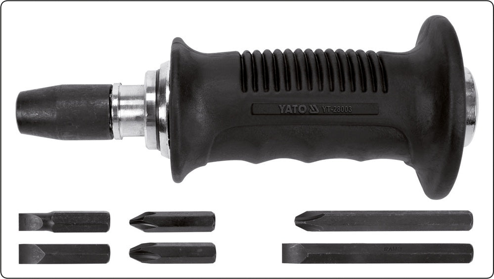 IMPACT SCREWDRIVER 7PC SET (YT-28003)