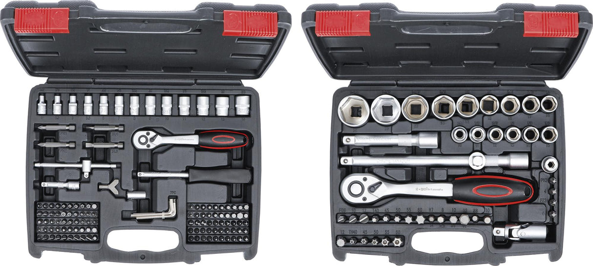 SOCKET SET | 6.3 MM (1/4") / 12.5 MM (1/2") DRIVE | INCH SIZES | 174 PCS. (9192)