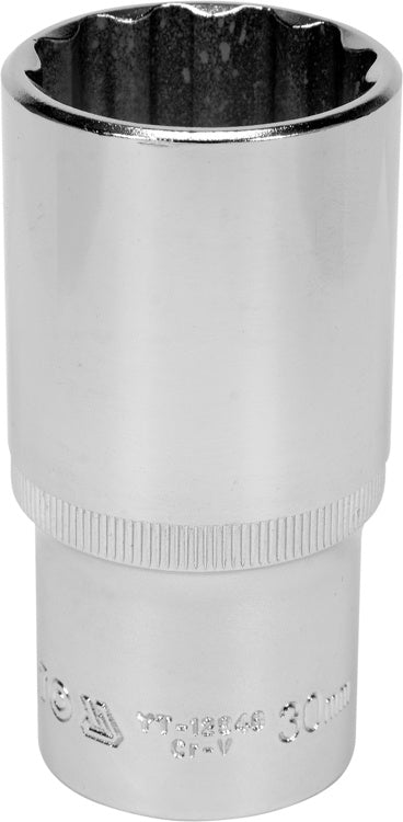 BIHEXAGONAL SOCKET 30MM 1/2" 12PT CV (YT-12948)