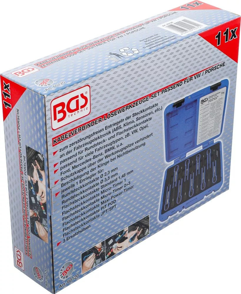 TERMINAL TOOL SET | FOR VAG, PORSCHE | 11 PCS. (60120)