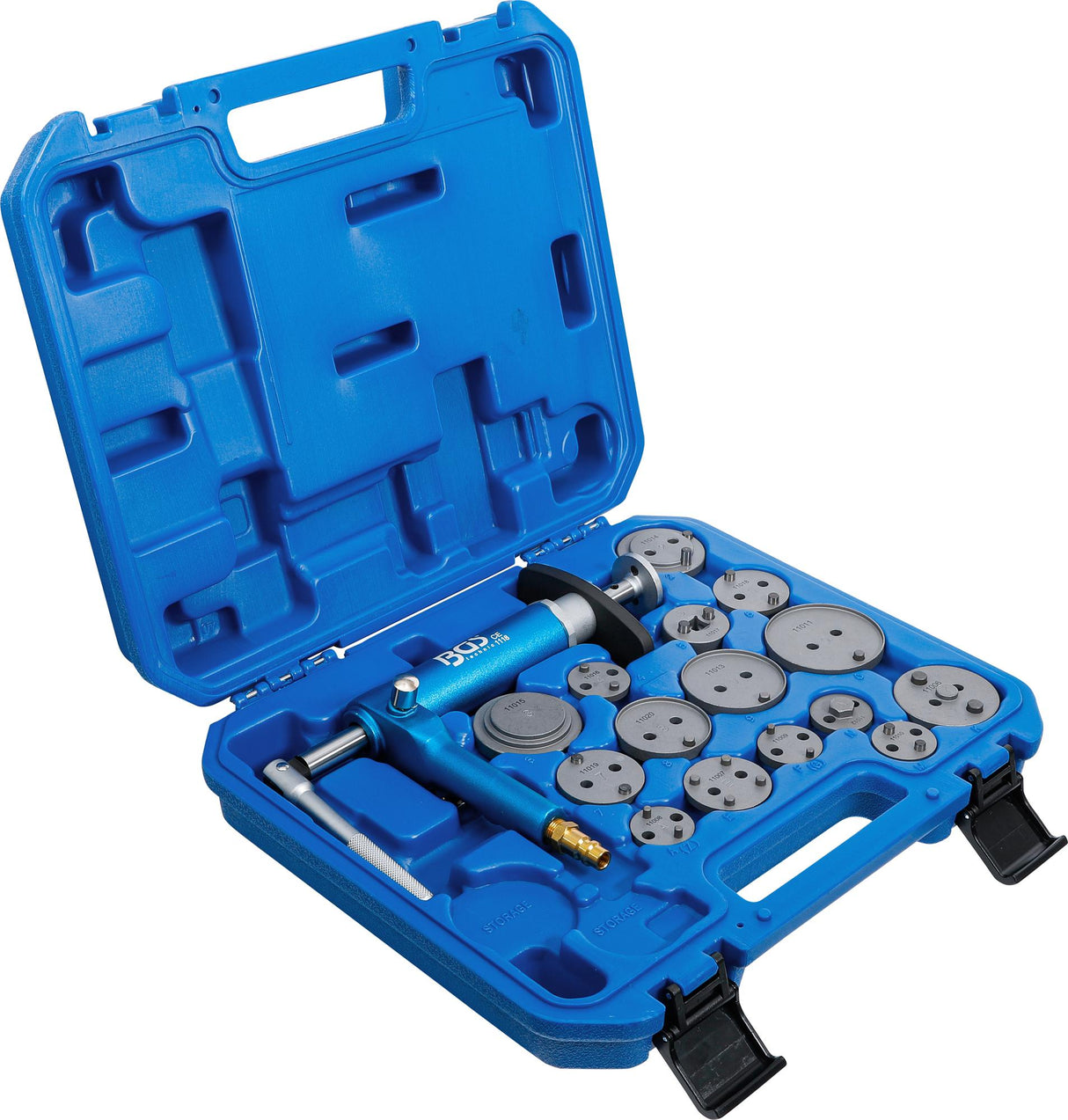 BRAKE PISTON RESET TOOL SET | PNEUMATIC | 16 PCS. (1117)