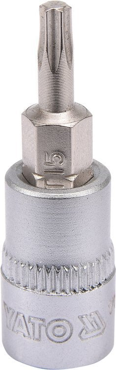 SOCKET BIT TORX 1/4" T15 L37MM (YT-04303)