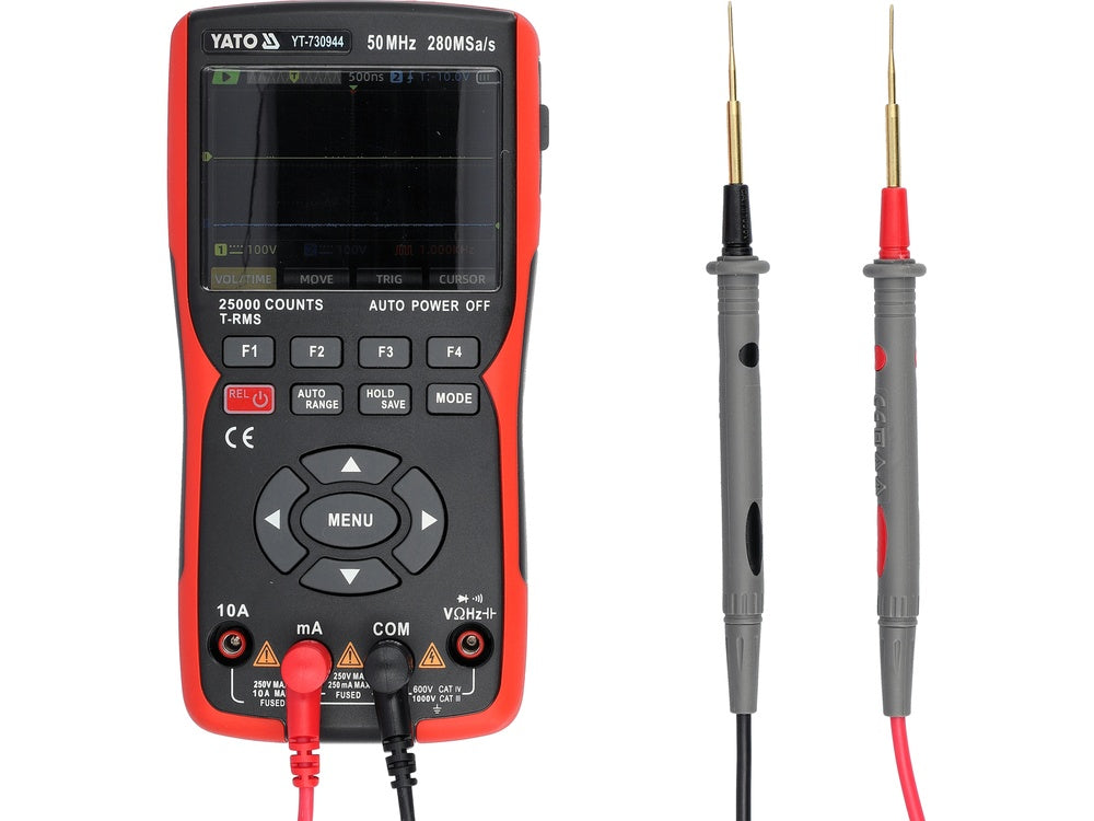 3 IN 1 OSCILOSCOPE, MULTIMETER, GENERATOR 280MSA/A 50MHZ (YT-730944)
