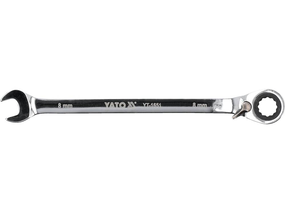 RATCHET COMBINATION WRENCH 8MM (YT-1651)