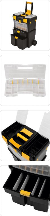 TROLLEY TOOL BOX W/ REMOVABLE ORGANIZER (78734)