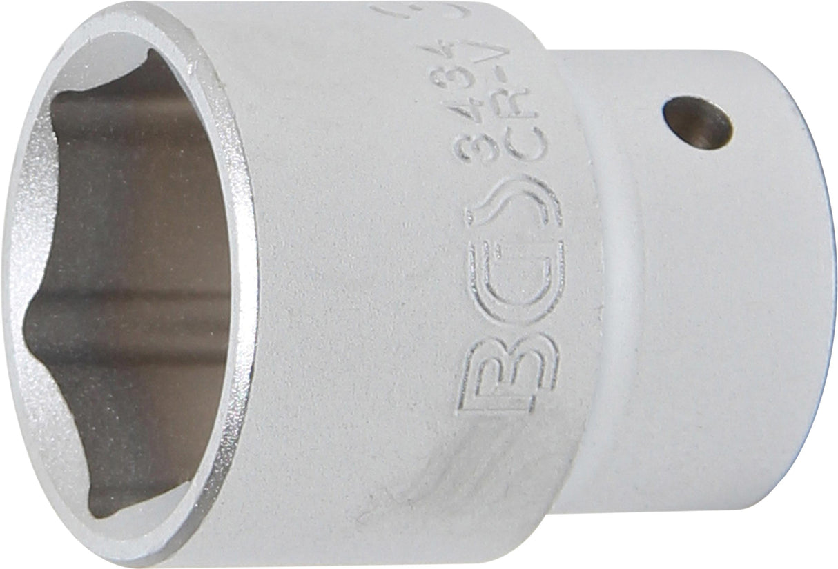 SOCKET, HEXAGON | 20 MM (3/4") DRIVE | 34 MM (3434)