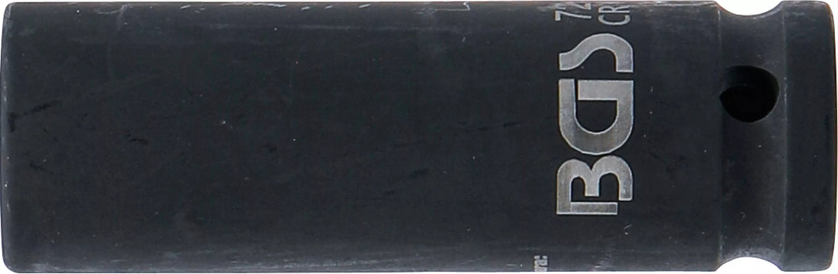 IMPACT SOCKET HEXAGON, DEEP | 12.5 MM (1/2") DRIVE | 17 MM (7217)