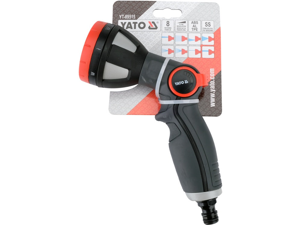 ADJUSTABLE WATERING GUN FOR WATER HOSE | 8 FUNCTIONS (YT-89515)