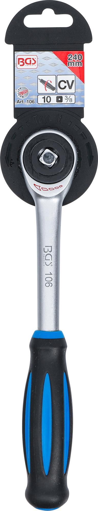 REVERSIBLE RATCHET WITH SPINNER HANDLE | 10 MM (3/8") (106)