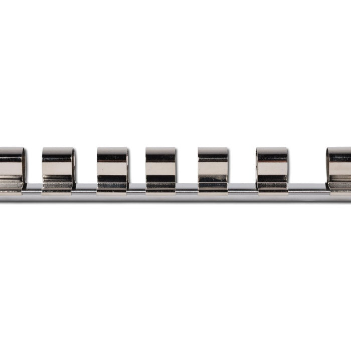 SOCKET RAIL WITH 15 CLIPS | 10 MM (3/8") (2330)