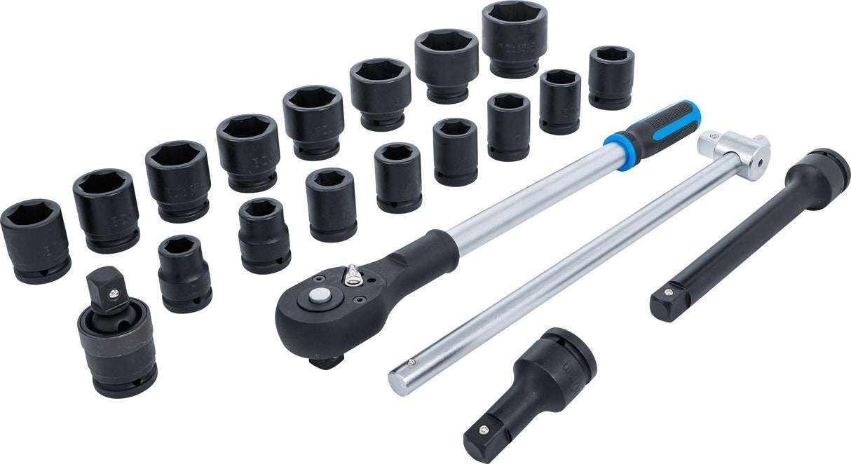 IMPACT SOCKET SET | 20 MM (3/4") DRIVE | 21 PCS. (5258)