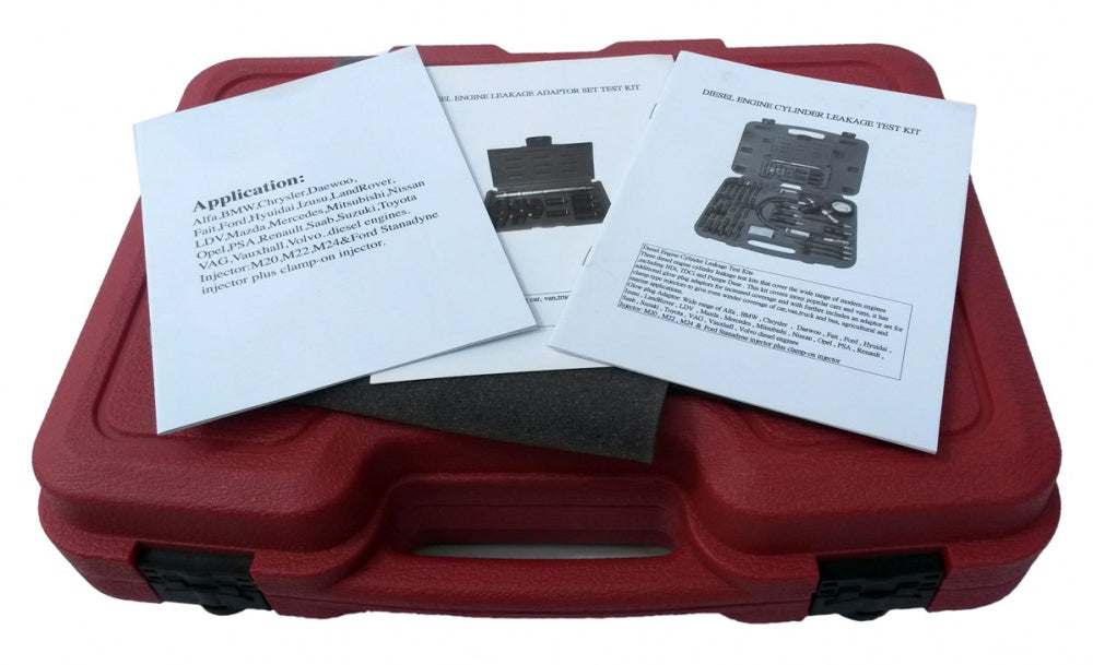 DIESEL AND CYLINDER LEAKAGE TESTER WITH ADAPTERS "STAHLBERG" (HA1706)