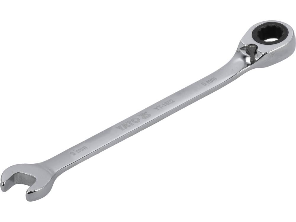 RATCHET COMBINATION WRENCH 9MM (YT-1652)