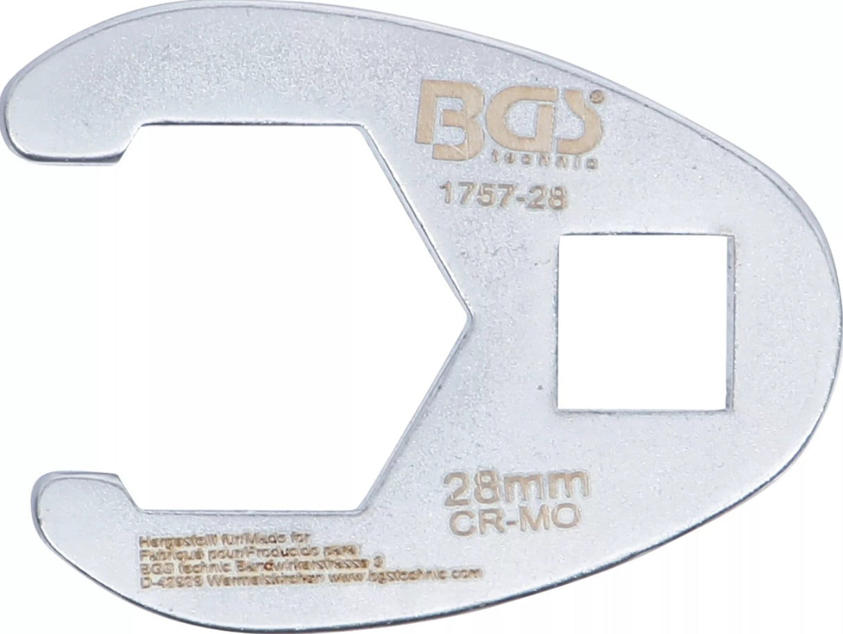 CROWFOOT SPANNER | 12.5 MM (1/2") DRIVE | 28 MM (1757-28)