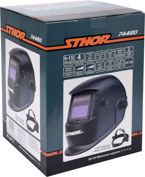 AUTO- DARKENING WELDING HELMET (74480)