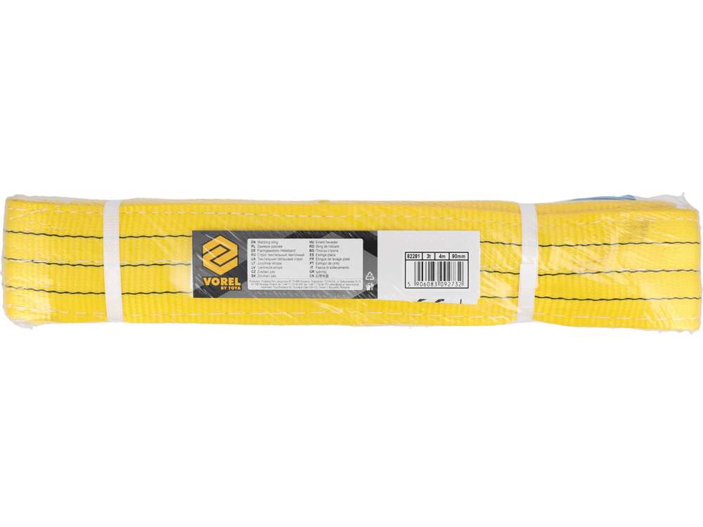 TEXTILE WEBBING SLING | DOUBLE LAYER | LOOP | 3T, 4M, 90MM (82281)