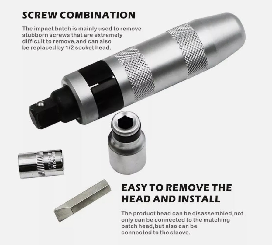 MANUAL IMPACT DRIVER WITH BITS | 13 PCS. (SK2629)