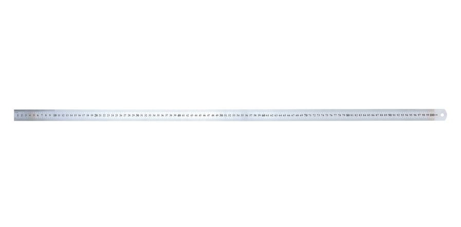 STEEL SCALE | FLEXIBLE | STAINLESS STEEL | 1 M (50890)