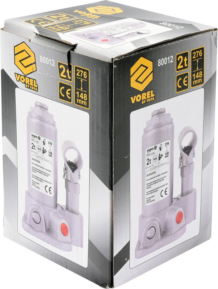 HYDRAULIC BOTTLE JACK 2T (80012)