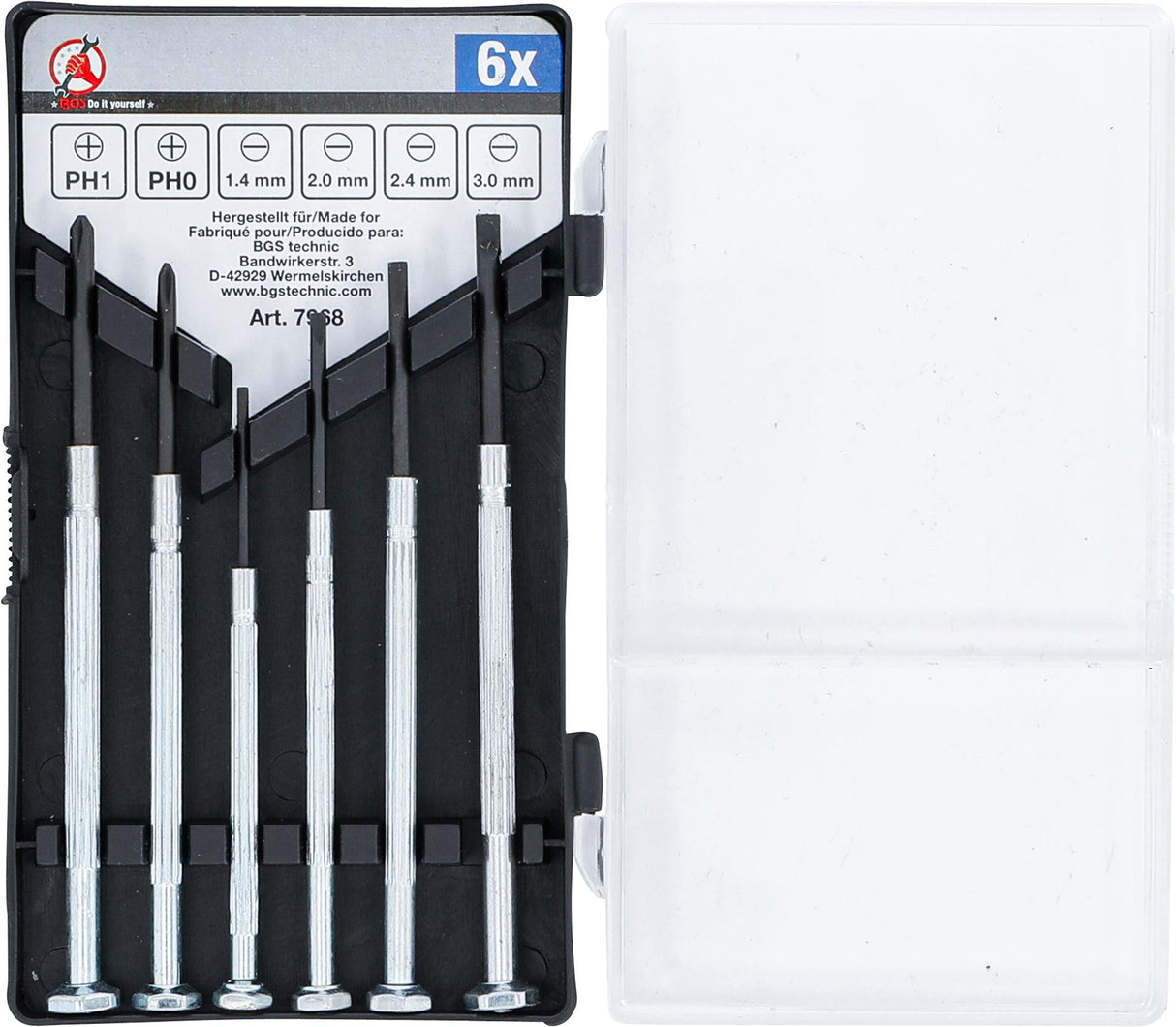 PRECISION SCREWDRIVER SET | 6 PCS. (7968)