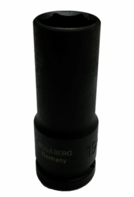 Pitkä ohutseinäinen iskuhylsy 1/2", 19 mm (HC0815-19)