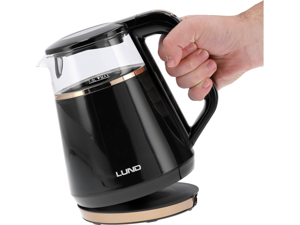 EL. KETTLE 1L, TEMP. CONTROL, BLACK (68216)